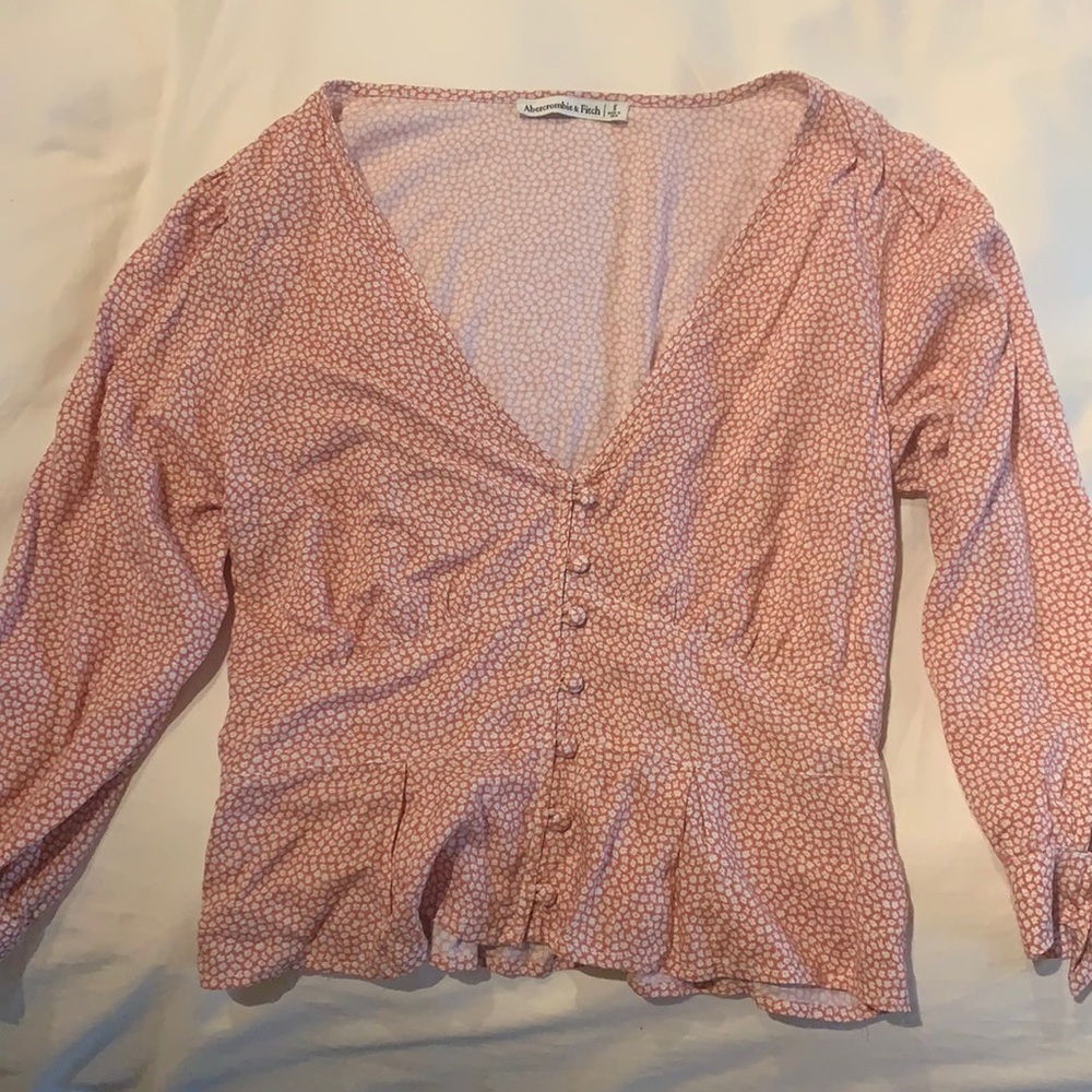 3/4 length peplum top